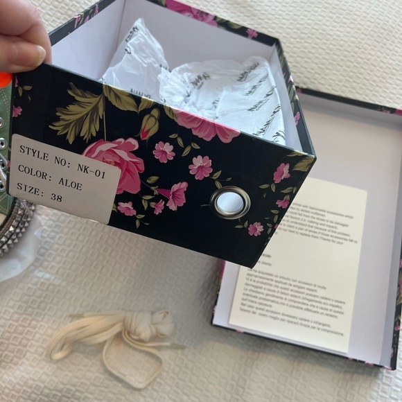 NEW Nan-Ku Couture Free People Cruise Studded Aloe High Top Sneaker - Picture 6 of 14